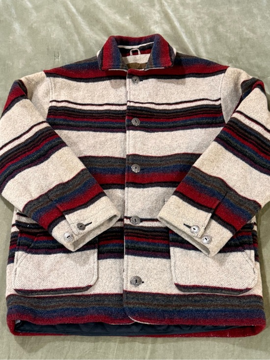 Woolrich Other - Vintage Woolrich Southwestern Wool Blanket Coat Jacket Men’s Small USA Made